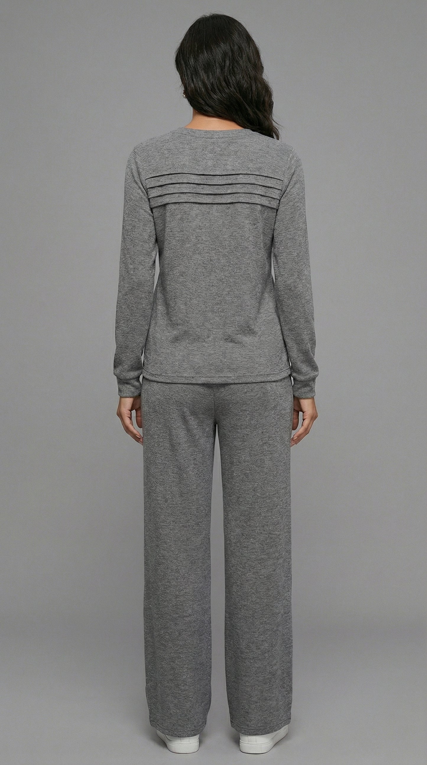 Serene Lounge Set – Soft Top & Drawstring Pants