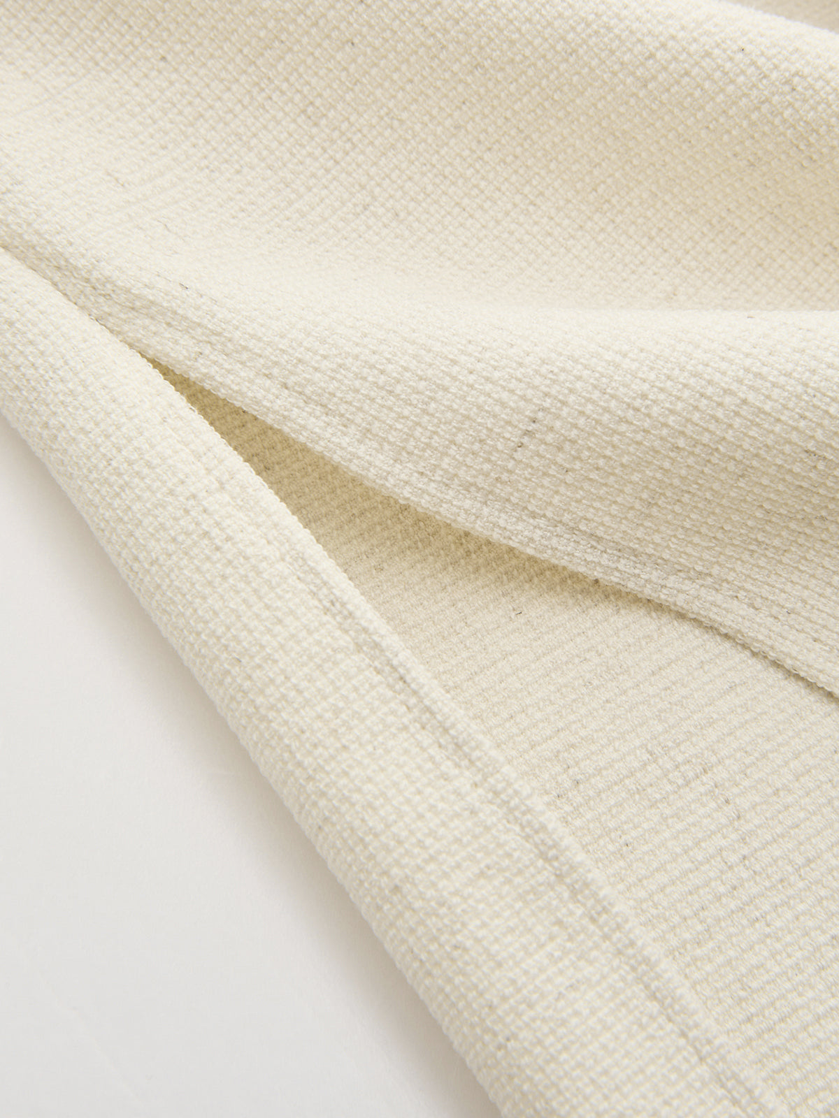 Dramatic Sleeve Linen-Blend Cropped Top