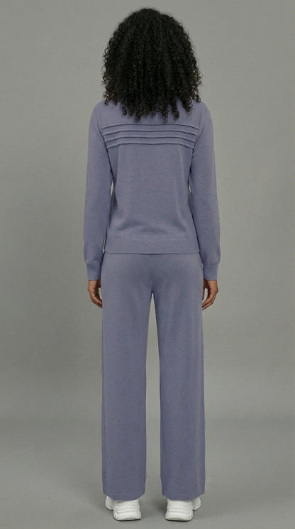 Serene Lounge Set – Soft Top & Drawstring Pants