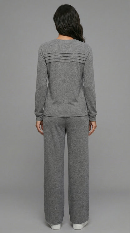 Serene Lounge Set – Soft Top & Drawstring Pants