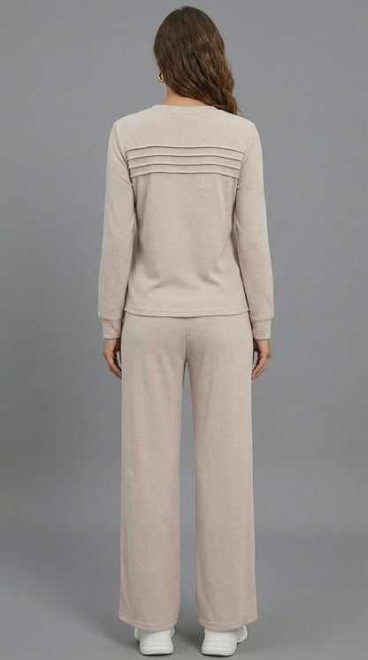 Serene Lounge Set – Soft Top & Drawstring Pants