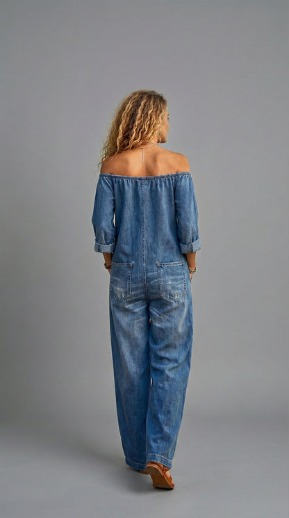 Aveline Denim Jumpsuit